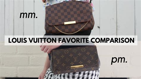 favorite pm lv|louis vuitton favorite mm size.